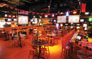 sports bar interior in Defiance, Ohio | McDonald's Design Build