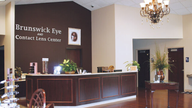 interior of eye care center in Defiance, Ohio | McDonald's Design Build